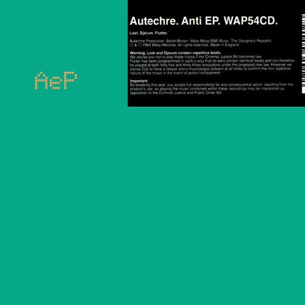 Autechre - Anti EP