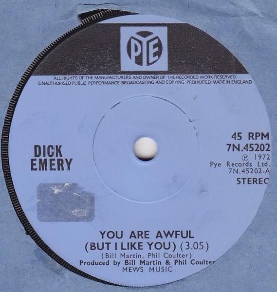 Dick Emery - You Are Awful (But I Like You)