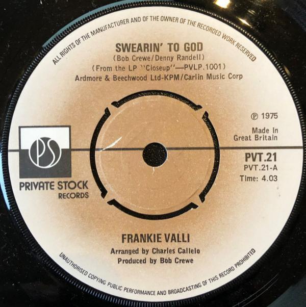 Frankie Valli - Swearin' To God