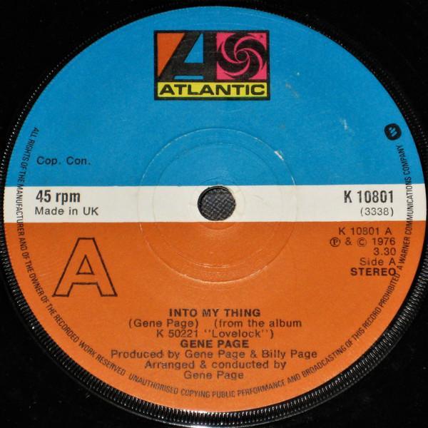 Gene Page - Into My Thing