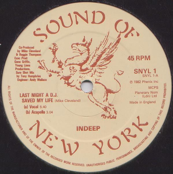 Indeep - Last Night A D.J. Saved My Life