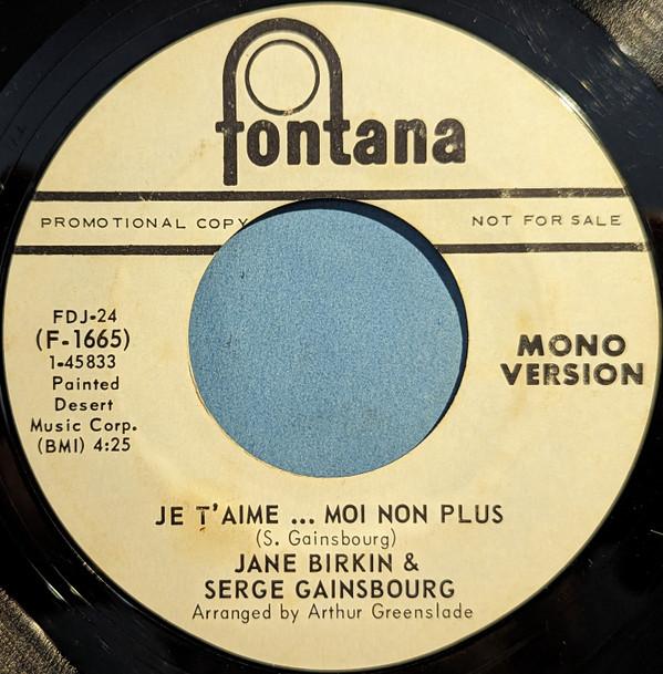 Jane Birkin, Serge Gainsbourg - Je T'aime ... Moi Non Plus