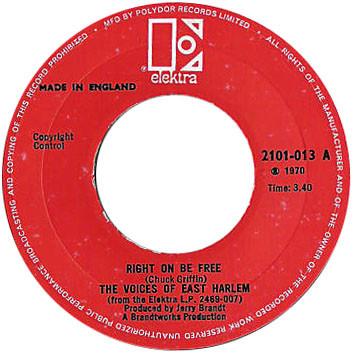 The Voices Of East Harlem - Right On Be Free